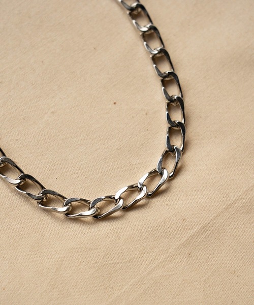 JUNRED（ジュンレッド）の「ital. from JUNRed / flat link chain necklace（ネックレス・メンズ・シルバー・FREE）」の5枚目の写真