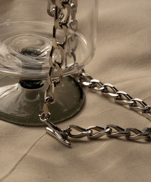 JUNRED（ジュンレッド）の「ital. from JUNRed / flat link chain necklace（ネックレス・メンズ・シルバー・FREE）」の7枚目の写真