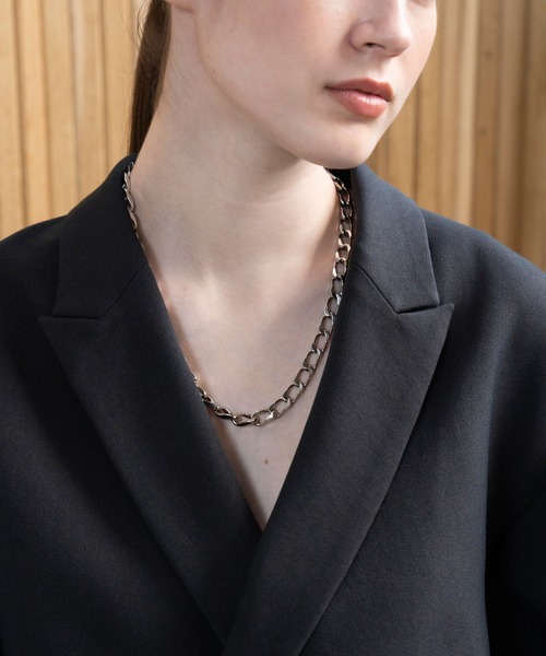 JUNRED（ジュンレッド）の「ital. from JUNRed / flat link chain necklace（ネックレス・メンズ・シルバー・FREE）」の9枚目の写真
