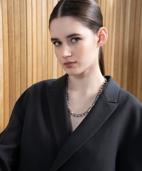 JUNRED（ジュンレッド）の「ital. from JUNRed / flat link chain necklace（ネックレス・メンズ・シルバー・FREE）」の11枚目の写真