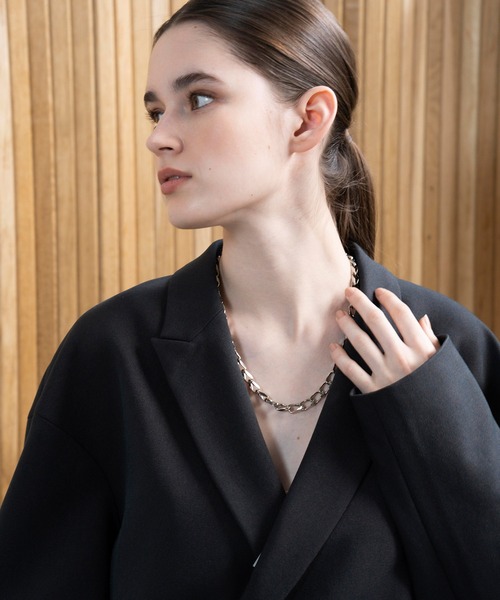 JUNRED（ジュンレッド）の「ital. from JUNRed / flat link chain necklace（ネックレス・メンズ・シルバー・FREE）」の12枚目の写真
