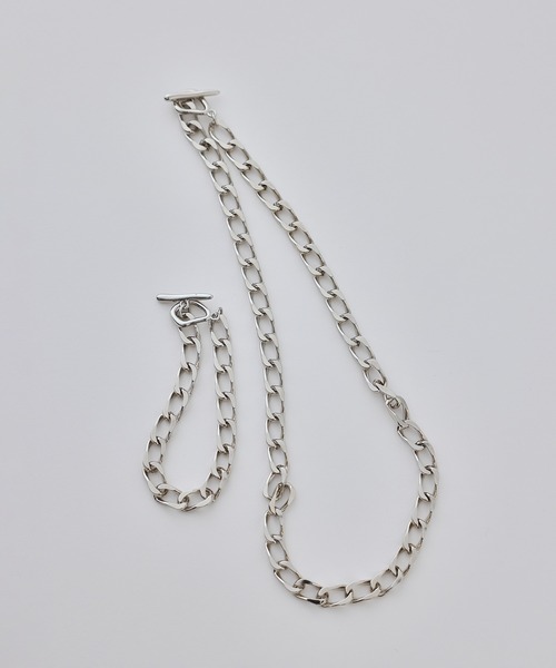 JUNRED（ジュンレッド）の「ital. from JUNRed / flat link chain necklace（ネックレス・メンズ・シルバー・FREE）」の19枚目の写真