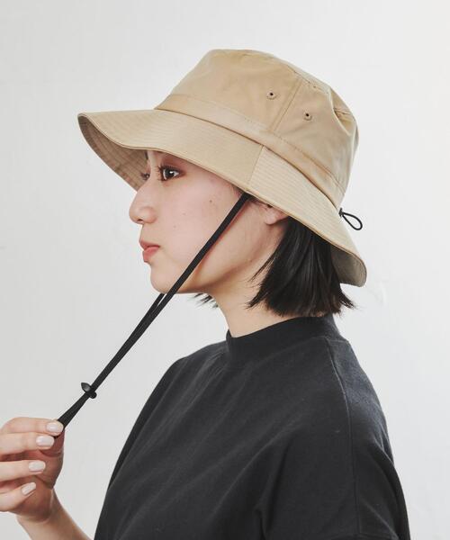 coen（コーエン）の「UVカットシャンブレーバケットハット（ハット・レディース・ブラック/ベージュ・FREE）」の5枚目の写真