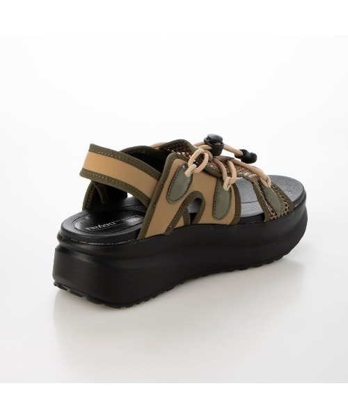 noyau（ノヤウ）の「プラットフォームメッシュサンダル（サンダル・レディース・ブラック/ベージュ系その他/ホワイト・L/M/S/LL）」の17枚目の写真