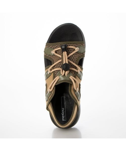 noyau（ノヤウ）の「プラットフォームメッシュサンダル（サンダル・レディース・ブラック/ベージュ系その他/ホワイト・L/M/S/LL）」の15枚目の写真