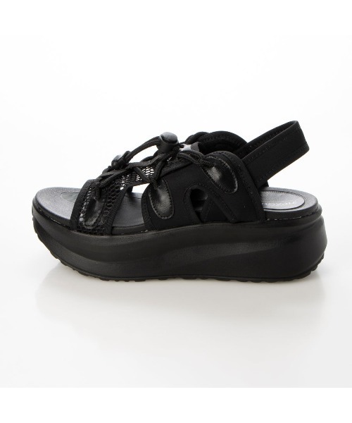 noyau（ノヤウ）の「プラットフォームメッシュサンダル（サンダル・レディース・ブラック/ベージュ系その他/ホワイト・L/M/S/LL）」の13枚目の写真