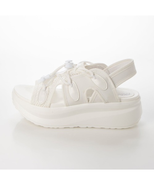 noyau（ノヤウ）の「プラットフォームメッシュサンダル（サンダル・レディース・ブラック/ベージュ系その他/ホワイト・L/M/S/LL）」の16枚目の写真