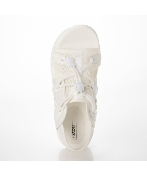 noyau（ノヤウ）の「プラットフォームメッシュサンダル（サンダル・レディース・ブラック/ベージュ系その他/ホワイト・L/M/S/LL）」の10枚目の写真