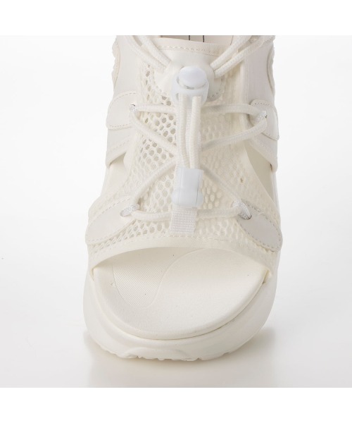 noyau（ノヤウ）の「プラットフォームメッシュサンダル（サンダル・レディース・ブラック/ベージュ系その他/ホワイト・L/M/S/LL）」の12枚目の写真