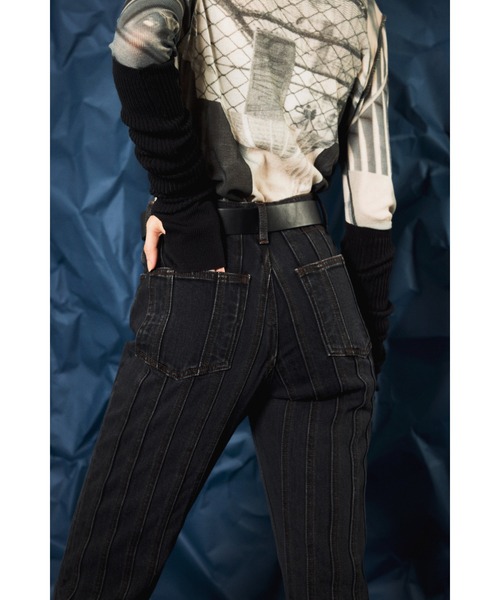 SLY（スライ）の「POUCH BELT ポーチベルト（ベルト・レディース・ブラウン/ブラック・FREE）」の7枚目の写真