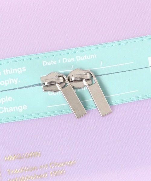 BAYFLOW（ベイフロー）の「[ティッシュボックスが入る!]オープンクローズスクエアポーチ（ポーチ・レディース・ホワイト/パープル・0）」の10枚目の写真