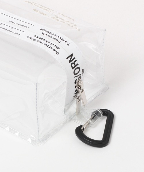 BAYFLOW（ベイフロー）の「[ティッシュボックスが入る!]オープンクローズスクエアポーチ（ポーチ・レディース・ホワイト/パープル・0）」の11枚目の写真