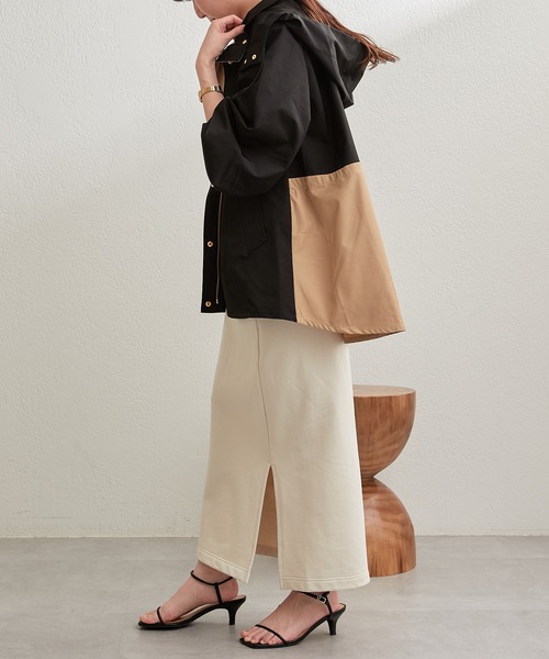 Pal collection（パルコレクション）の「ドロスト切替アウター（その他アウター・レディース・オフホワイト/ブラック・FREE）」の16枚目の写真