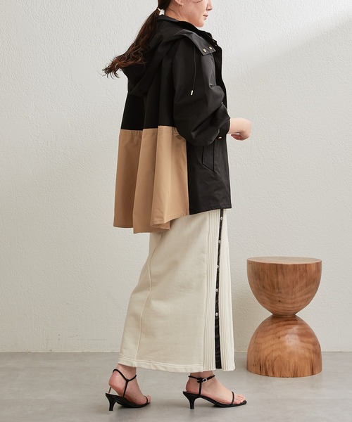Pal collection（パルコレクション）の「ドロスト切替アウター（その他アウター・レディース・オフホワイト/ブラック・FREE）」の19枚目の写真