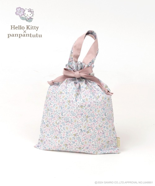 panpantutu（パンパンチュチュ）の「巾着トートバッグ(シューズバッグ)【シナモロール/マイメロディ/ハローキティ/クロミ】（トートバッグ・メンズ・ライトブルー/ピンク系その他/アイボリー系/ラベンダー/ピンク/ピンク系その他2/パープル系その他/ブルー系その他/ライラック/クリーム・MEDIUM）」の5枚目の写真