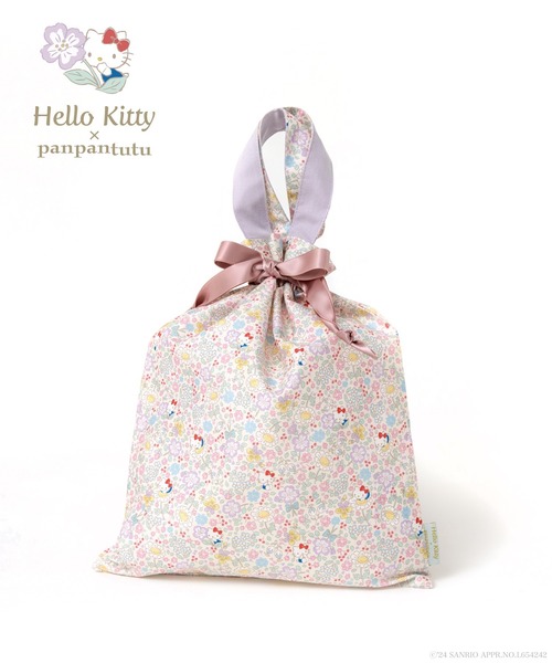 panpantutu（パンパンチュチュ）の「巾着トートバッグ(シューズバッグ)【シナモロール/マイメロディ/ハローキティ/クロミ】（トートバッグ・メンズ・ライトブルー/ピンク系その他/アイボリー系/ラベンダー/ピンク/ピンク系その他2/パープル系その他/ブルー系その他/ライラック/クリーム・MEDIUM）」の10枚目の写真