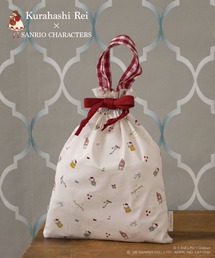 panpantutu（パンパンチュチュ）の「巾着トートバッグ(シューズバッグ)【シナモロール/マイメロディ/ハローキティ/クロミ】（トートバッグ）」