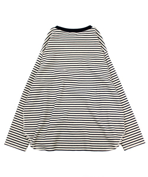 Universal Style Wear(ユニバーサルスタイルウェア)の「Universal Style Wear ニット ワッフル ロング スリーブ Tee(Tシャツ/カットソー・メンズ・ベージュ系その他/グリーン系その他/ブラック×ホワイト/ネイビー×ホワイト・MEDIUM/LARGE/X-LARGE)」の14枚目の写真