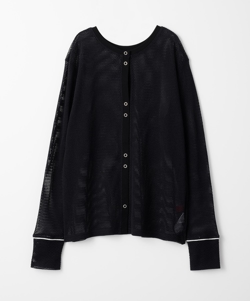 led.tokyo（レッドトウキョウ）の「【led.tokyo】2WAYボタンメッシュトップス（Tシャツ/カットソー・レディース・ブラック/グリーン/ホワイト・FREE）」の16枚目の写真