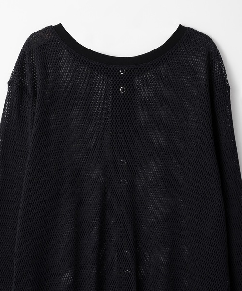 led.tokyo（レッドトウキョウ）の「【led.tokyo】2WAYボタンメッシュトップス（Tシャツ/カットソー・レディース・ブラック/グリーン/ホワイト・FREE）」の21枚目の写真