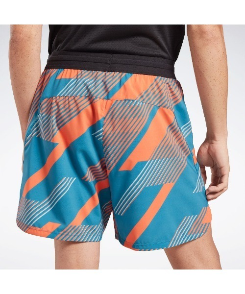 Reebok（リーボック）の「スピード 3.0 ショーツ / TS SPEED 3.0 AOP SHORT（その他パンツ・メンズ・ブラック/グリーン系その他/ブルー・LARGE/MEDIUM/SMALL/XX-LARGE/XXX-LARGE/X-LARGE/X-SMALL）」の12枚目の写真