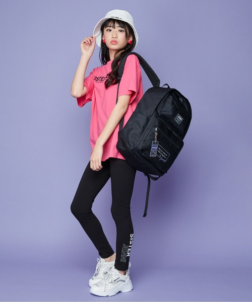 JENNI（ジェニィ）の「3Dロゴバケットハット（ハット・キッズ・ブラック/オフホワイト・54cm/56cm）」の3枚目の写真