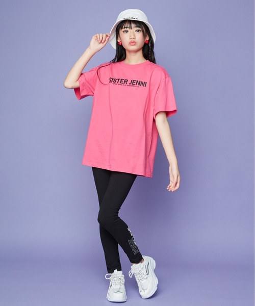 JENNI（ジェニィ）の「3Dロゴバケットハット（ハット・キッズ・ブラック/オフホワイト・54cm/56cm）」の4枚目の写真