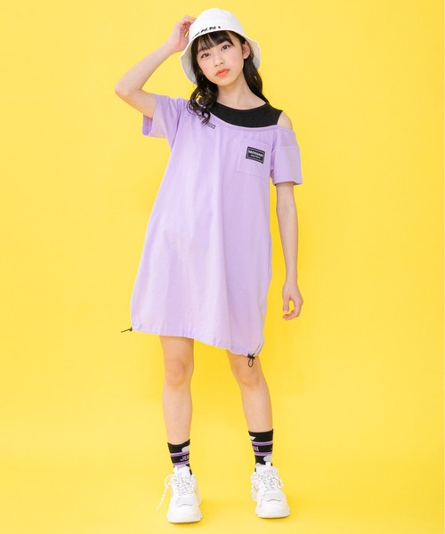 JENNI（ジェニィ）の「3Dロゴバケットハット（ハット・キッズ・ブラック/オフホワイト・54cm/56cm）」の6枚目の写真