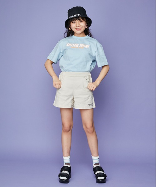 JENNI（ジェニィ）の「3Dロゴバケットハット（ハット・キッズ・ブラック/オフホワイト・54cm/56cm）」の8枚目の写真