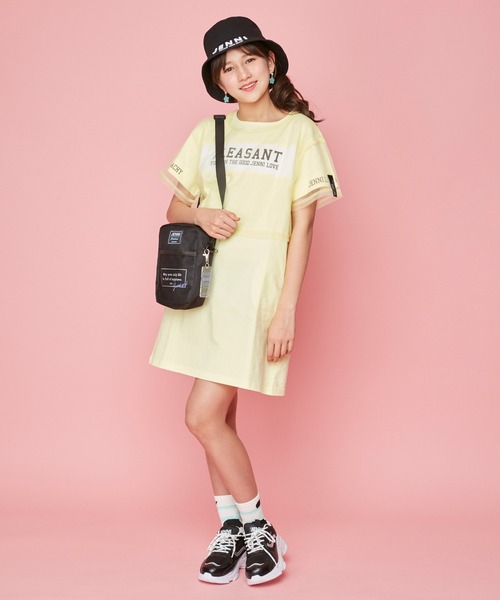 JENNI（ジェニィ）の「3Dロゴバケットハット（ハット・キッズ・ブラック/オフホワイト・54cm/56cm）」の10枚目の写真