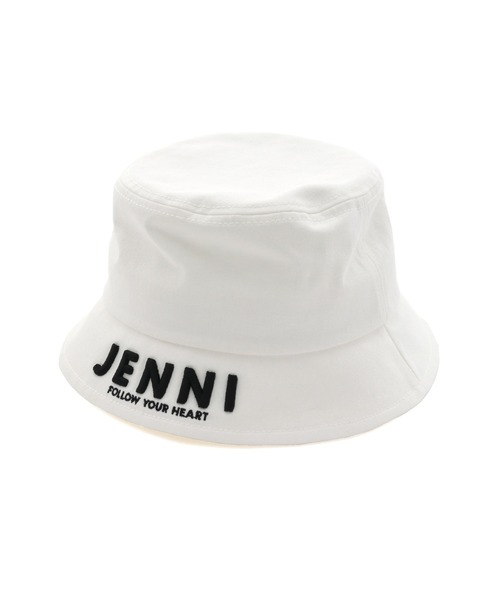 JENNI（ジェニィ）の「3Dロゴバケットハット（ハット・キッズ・ブラック/オフホワイト・54cm/56cm）」の11枚目の写真