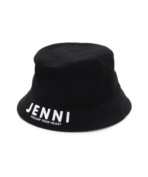 JENNI（ジェニィ）の「3Dロゴバケットハット（ハット・キッズ・ブラック/オフホワイト・54cm/56cm）」の13枚目の写真