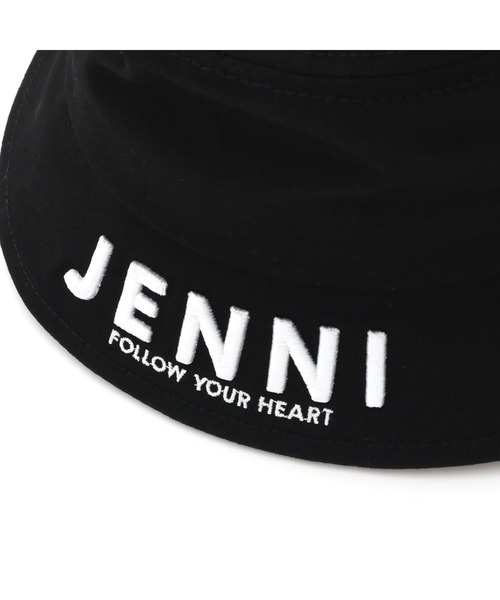 JENNI（ジェニィ）の「3Dロゴバケットハット（ハット・キッズ・ブラック/オフホワイト・54cm/56cm）」の15枚目の写真