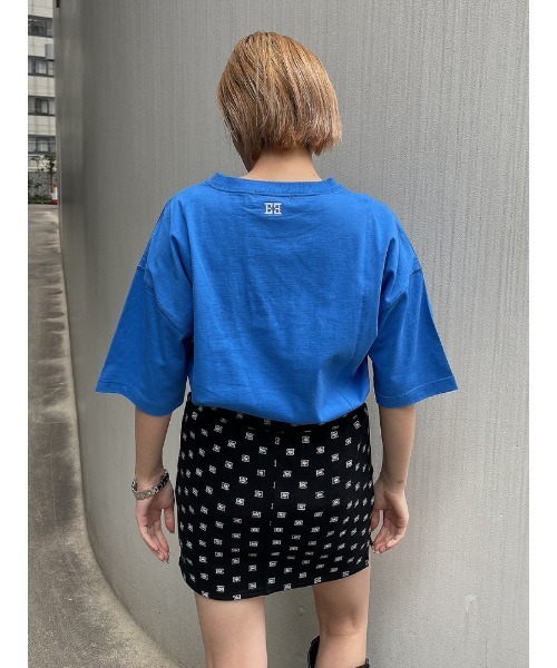 ENVYM（アンビー）の「EロゴBIGtee（Tシャツ/カットソー・レディース・ブルー/ブラック/パープル/ホワイト・FREE）」の14枚目の写真