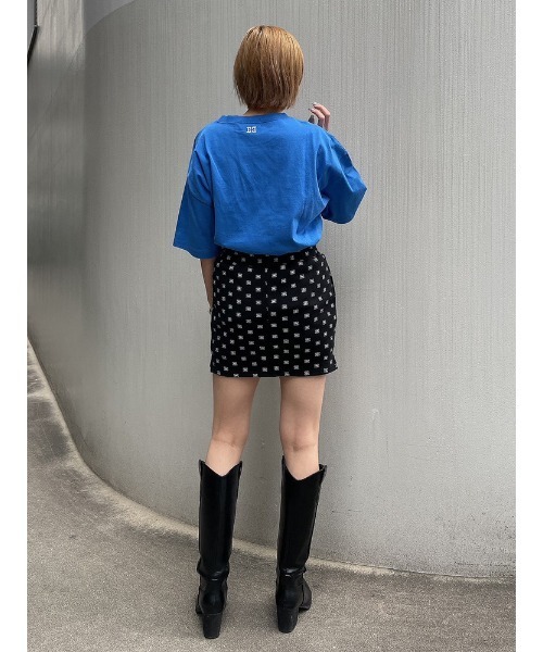 ENVYM（アンビー）の「EロゴBIGtee（Tシャツ/カットソー・レディース・ブルー/ブラック/パープル/ホワイト・FREE）」の16枚目の写真