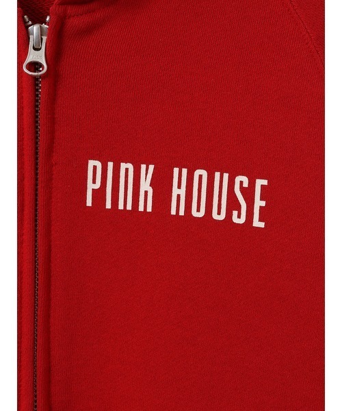 PINK HOUSE（ピンクハウス）の「ロゴパーカー（パーカー・レディース・レッド/ピンク/ラベンダー/ライトブルー/ブラック/トップグレー/オフホワイト・MEDIUM/LARGE）」の17枚目の写真
