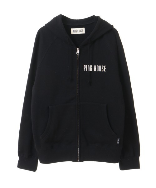 PINK HOUSE（ピンクハウス）の「ロゴパーカー（パーカー・レディース・レッド/ピンク/ラベンダー/ライトブルー/ブラック/トップグレー/オフホワイト・MEDIUM/LARGE）」の9枚目の写真