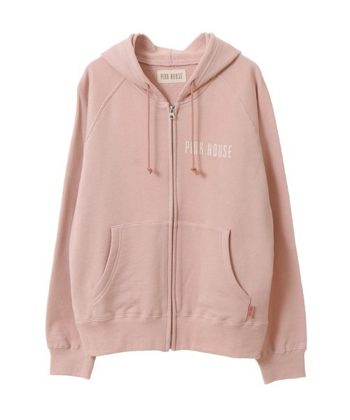PINK HOUSE（ピンクハウス）の「ロゴパーカー（パーカー・レディース・レッド/ピンク/ラベンダー/ライトブルー/ブラック/トップグレー/オフホワイト・MEDIUM/LARGE）」の14枚目の写真