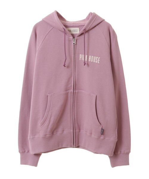 PINK HOUSE（ピンクハウス）の「ロゴパーカー（パーカー・レディース・レッド/ピンク/ラベンダー/ライトブルー/ブラック/トップグレー/オフホワイト・MEDIUM/LARGE）」の8枚目の写真