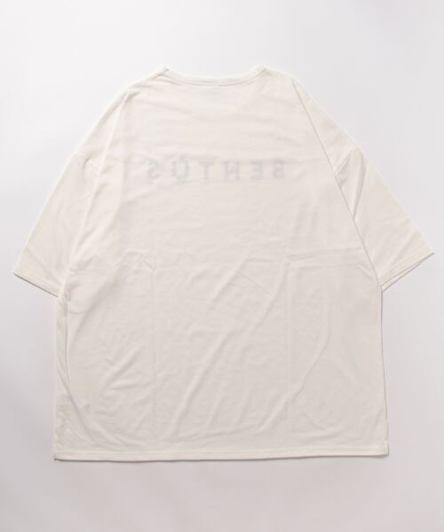 coca(coca)(コカ)の「ビッグシルエットロゴTチュニック(Tシャツ/カットソー・レディース・ホワイト/ベージュ・M/L)」の6枚目の写真