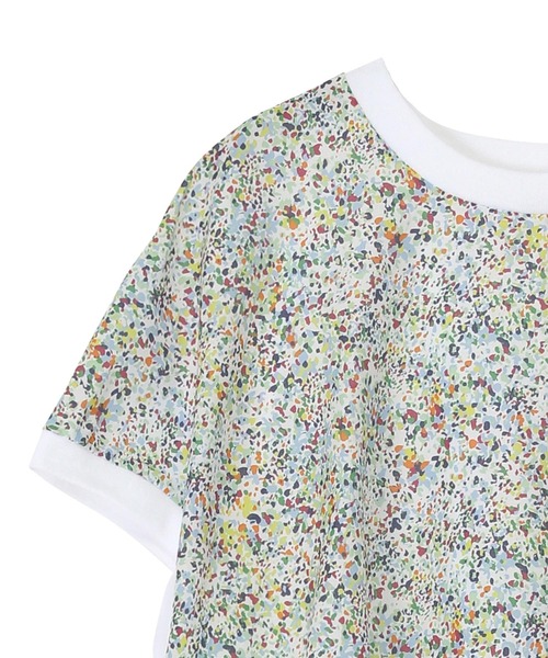 ZUCCa（ズッカ）の「LIBERTY PRINTドッキング/カットソー（Tシャツ