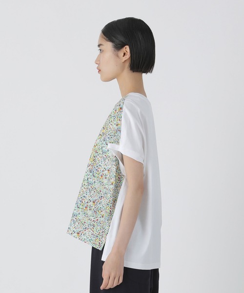 ZUCCa（ズッカ）の「LIBERTY PRINTドッキング/カットソー（Tシャツ