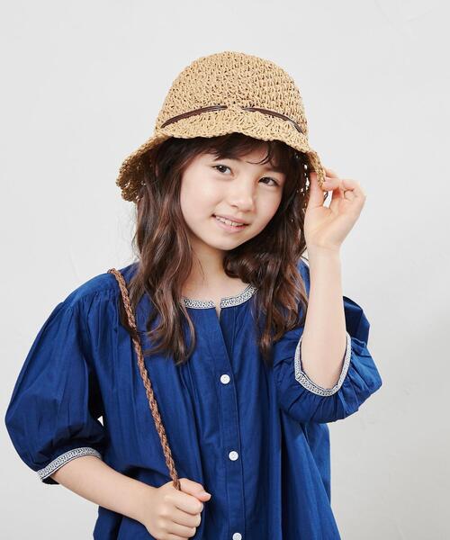 coen（コーエン）の「ペーパーバケットハット（ハット・キッズ・ナチュラル/ブラウン・FREE）」の6枚目の写真