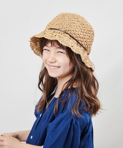 coen（コーエン）の「ペーパーバケットハット（ハット・キッズ・ナチュラル/ブラウン・FREE）」の7枚目の写真