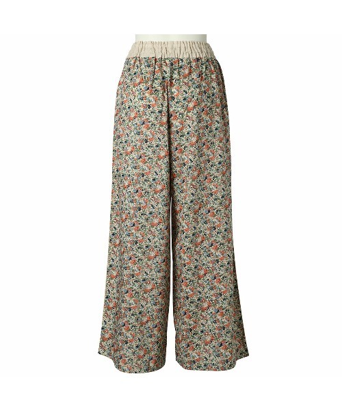 KID BLUE(キッドブルー)の「キッドブルー -23LIBERTYプリント -フルレングスボトムス -KOUP540 -kidblue(その他パンツ・レディース・オレンジ/ピンク/ブラック・M)」の9枚目の写真