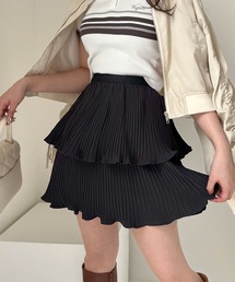 titty＆Co. PETIT by poyo | 【titty&Co.PETIT by poyo】プリーツティアードスカパン(その他パンツ)