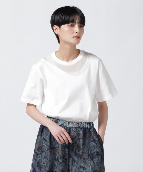 MARECHAL TERRE(マルシャルテル)の「MARECHAL TERRE(マルシャルテル) チュール切替えトップス/ZMT232CT117(Tシャツ/カットソー・レディース・ホワイト/ブラック・2)」の2枚目の写真