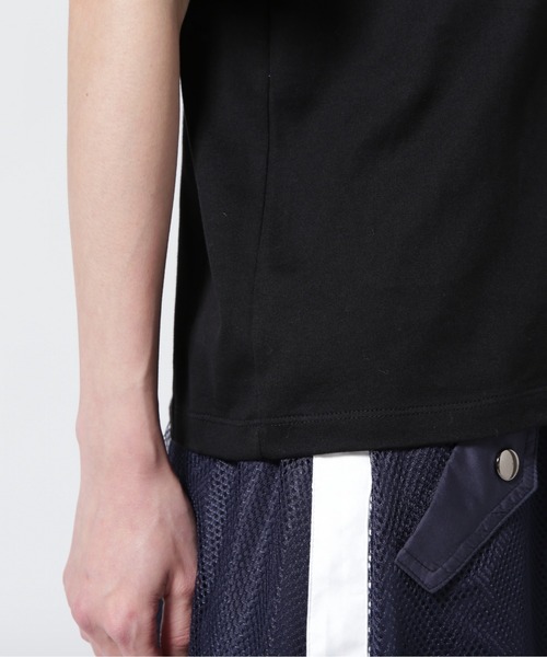 MARECHAL TERRE(マルシャルテル)の「MARECHAL TERRE(マルシャルテル) チュール切替えトップス/ZMT232CT117(Tシャツ/カットソー・レディース・ホワイト/ブラック・2)」の10枚目の写真