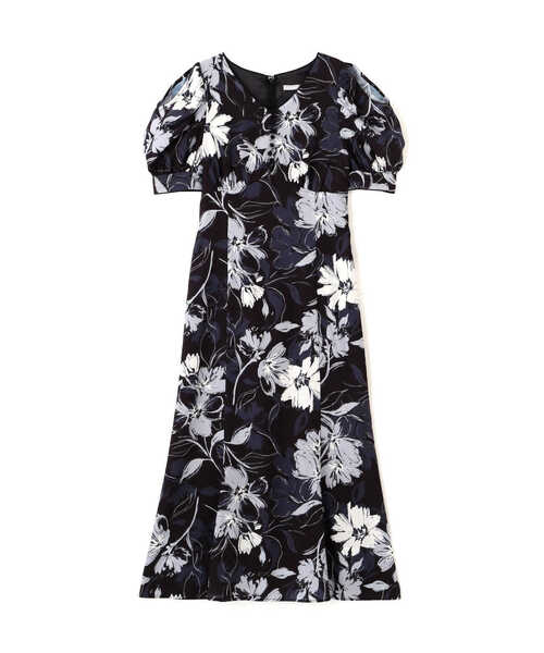 M ジルスチュアート モノトーンフラワーワンピース 2種 ジル スチュアート JILL STUART ◇モノトーンフラワーワンピース
