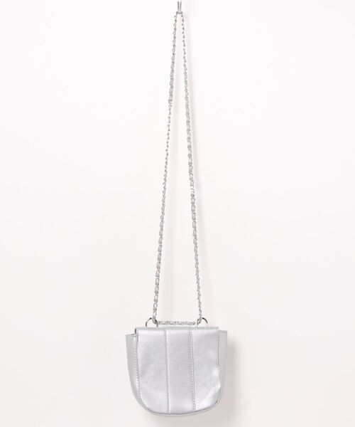 LOPASS（ロパス）の「チェーンスクエアショルダーバッグ（ショルダーバッグ・レディース・ブラック/シルバー・FREE）」の8枚目の写真